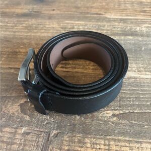 Allen Edmonds Black Leather Belt